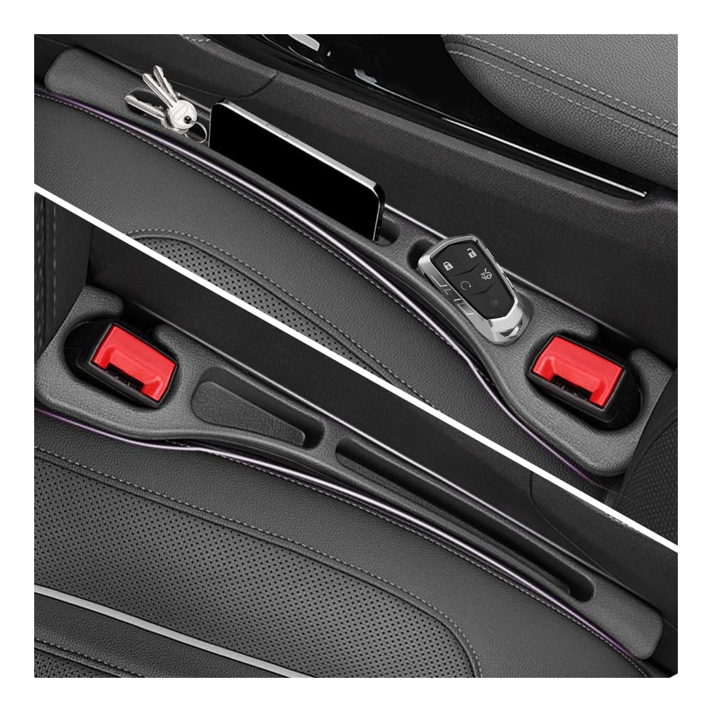 TSIEBRV 2PCS Car Seat Gap Fillers with Dual Storage Slots,2026 New Car Gap Se...