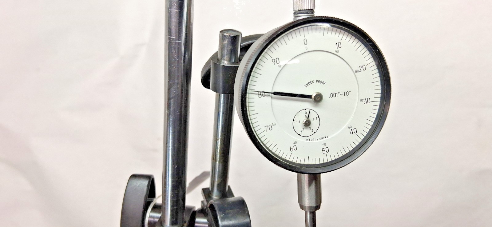 Machinists 0 - 1" Dial Indicator with Speedway Magnetic Indicator Stand