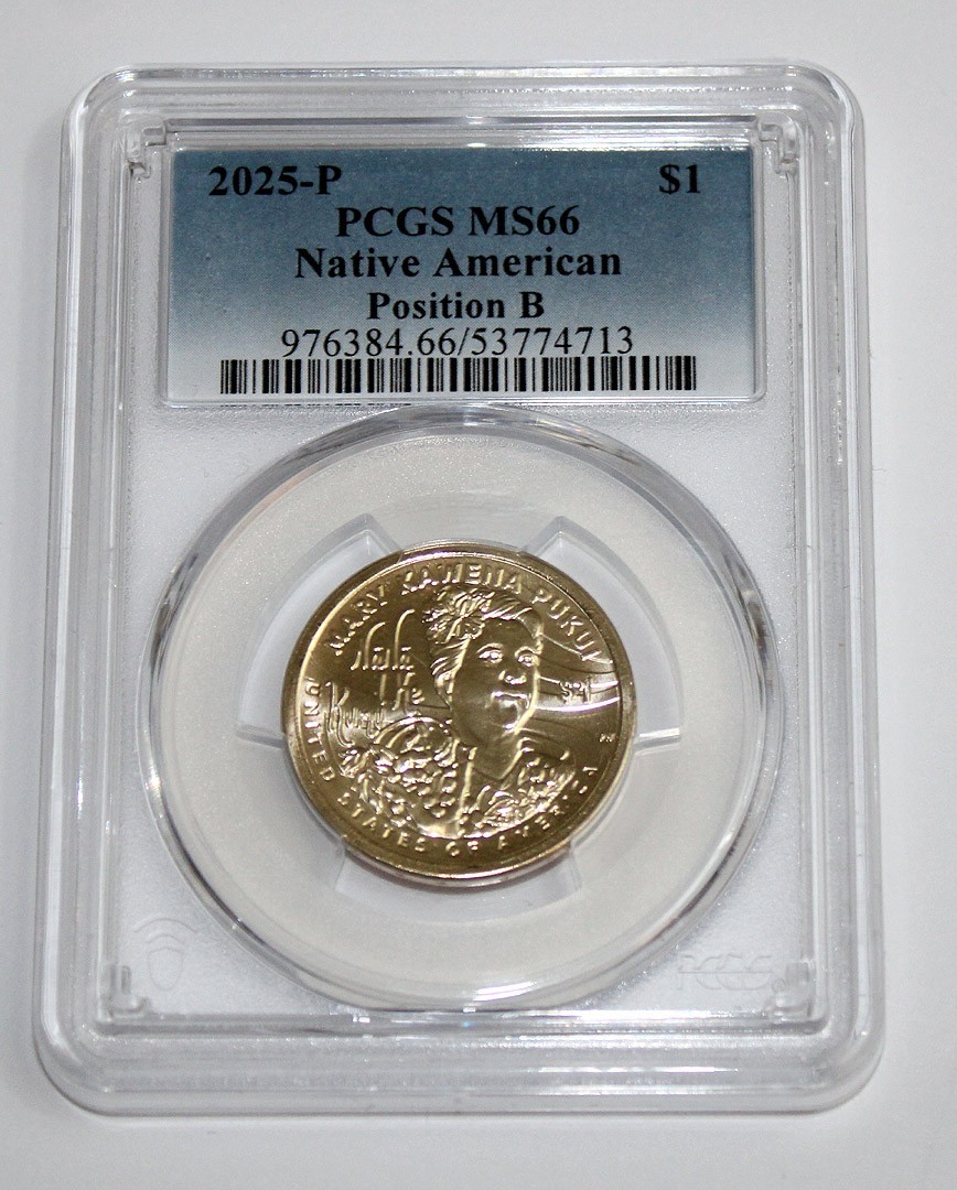 2025 P Sacagawea Native American - Position B - PCGS MS66