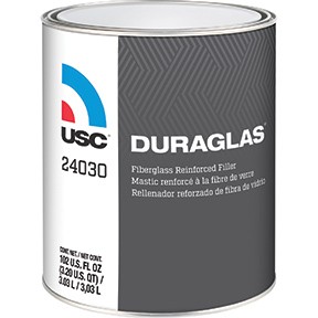 Duraglas Fiberglass Filled Filler, Squat Quart - 2 Quart USC-24035