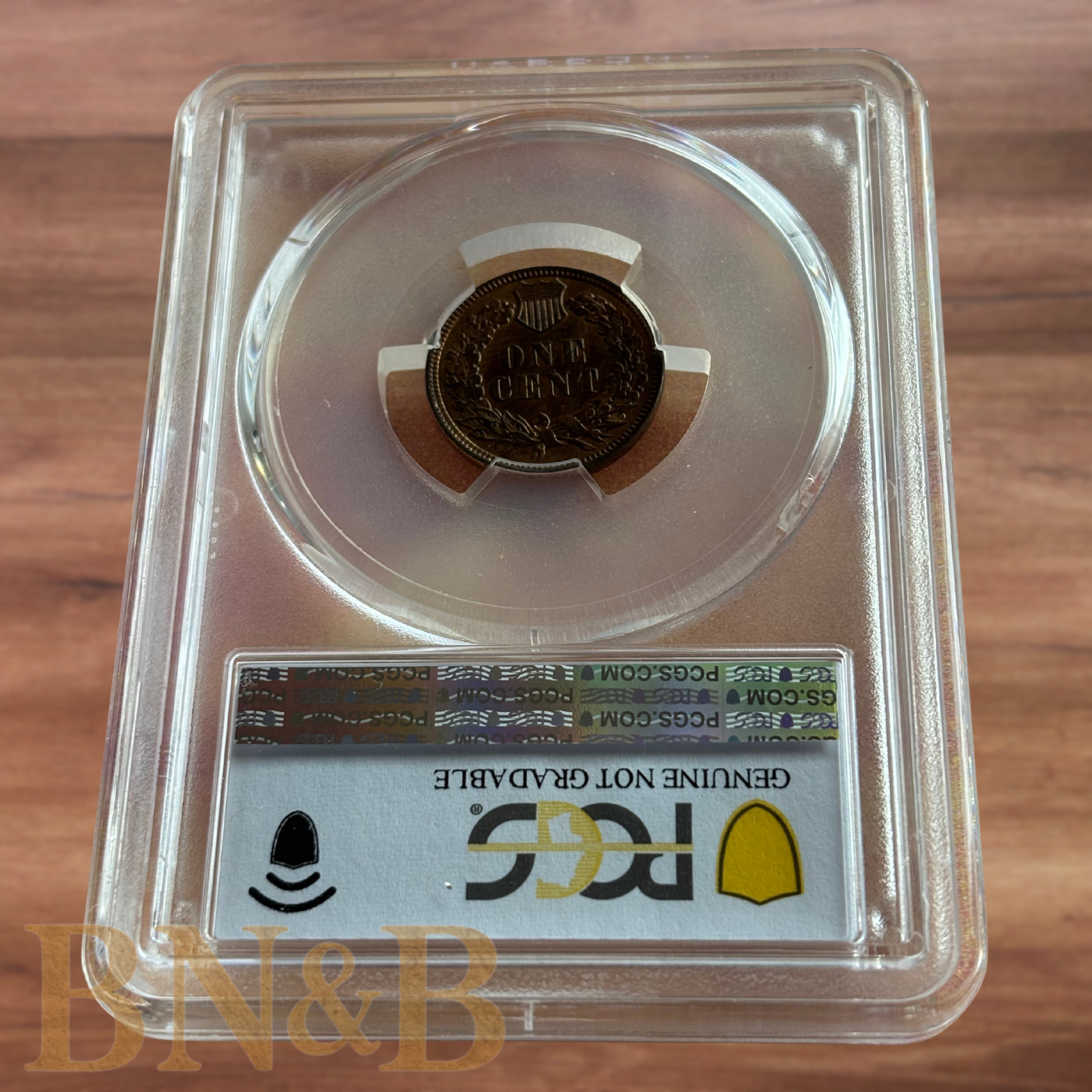 1907 Indian Head Cent PCGS Genuine Unc Detail