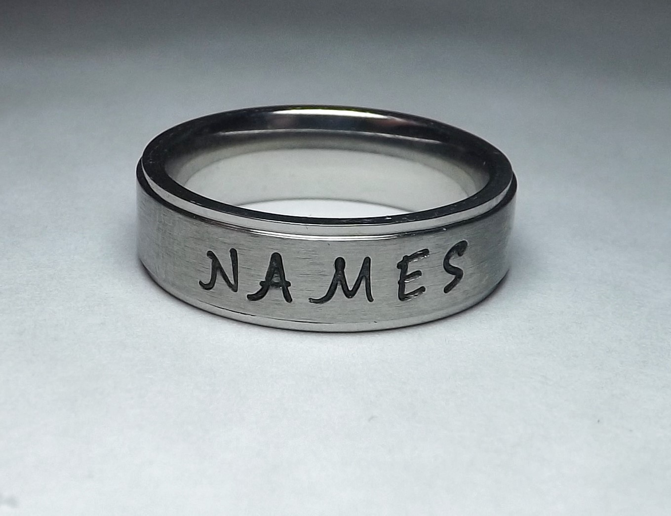 Personalized name ring, Mother Rings, Wedding Rings, Memory Rings, Keepsake ring