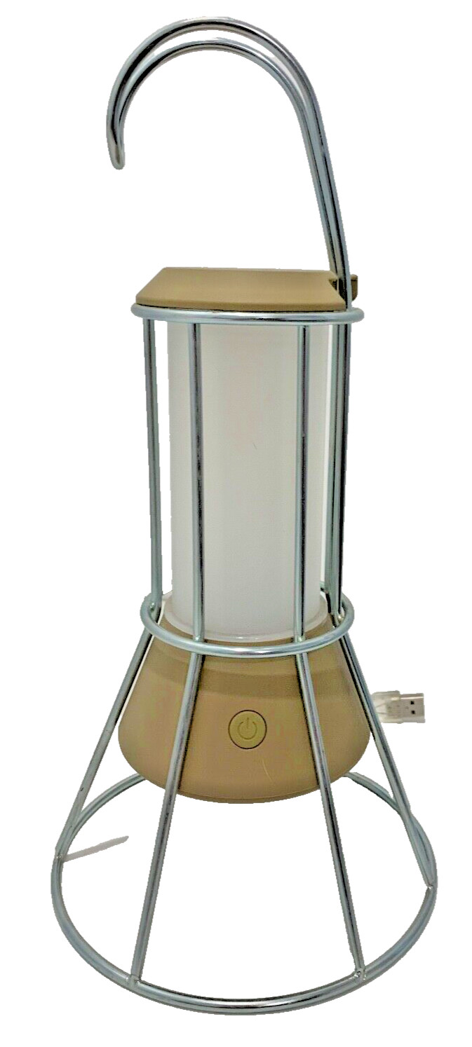 DESIGNER ERIC THOMASSON LED Camping Lantern Light 9ft USB CORD Hanging Tent Lamp