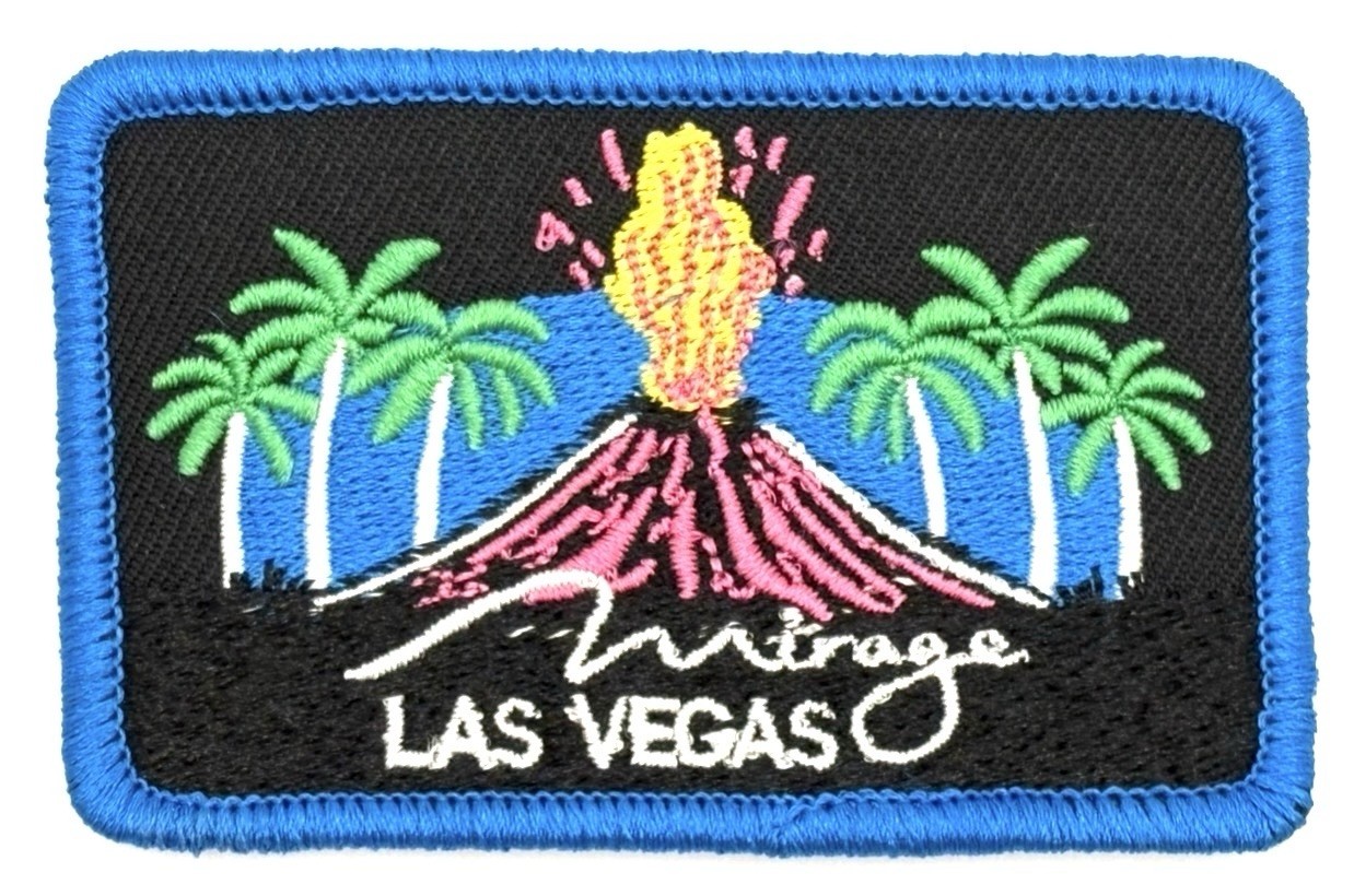 Mirage Hotel Casino Castle Las Vegas Nevada Retro Vintage Iron On Patch