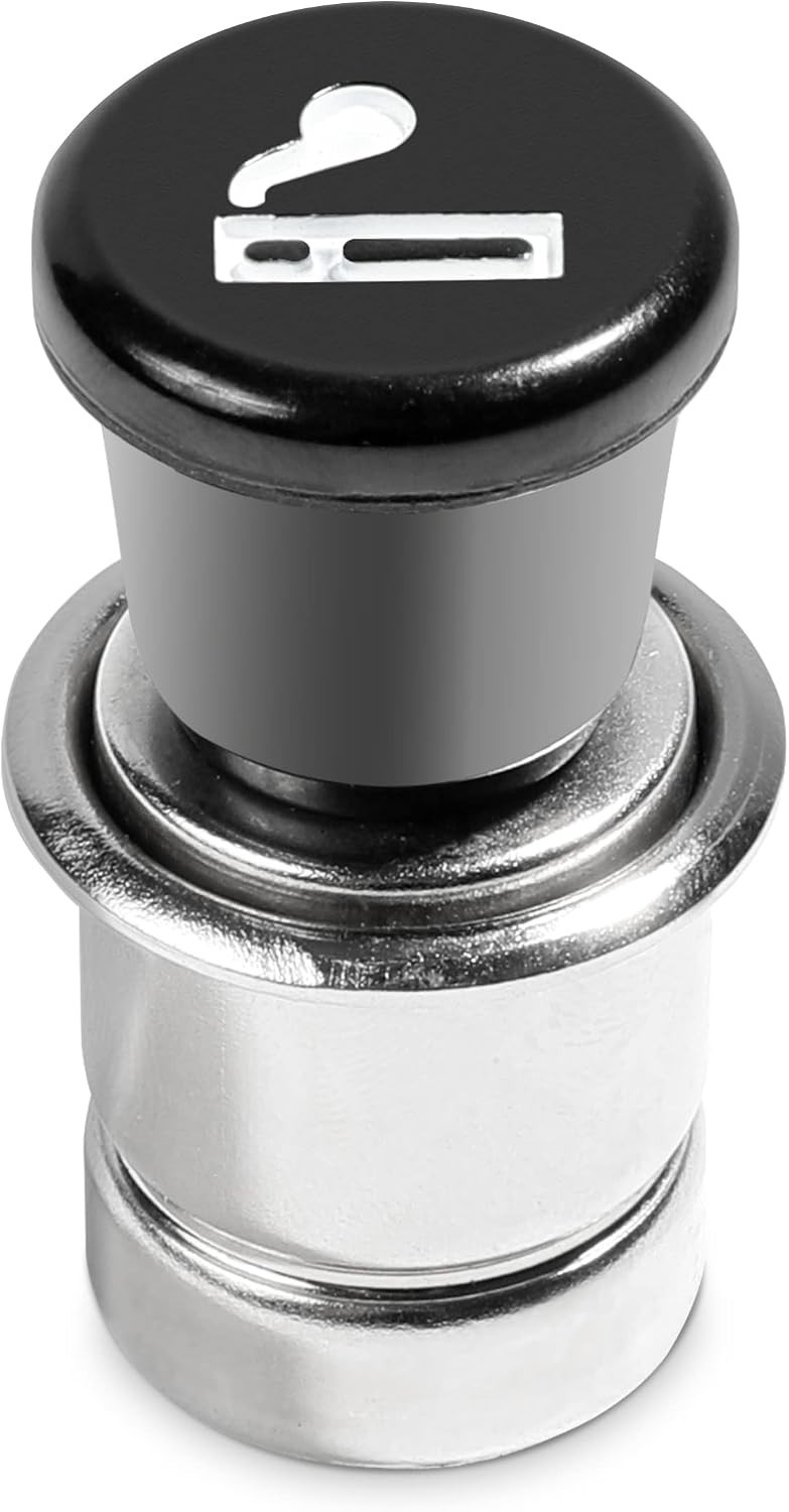 Pop-Out Car Cigarette Lighter 12V Plug Replacement Auto Accessory Fits Most V...
