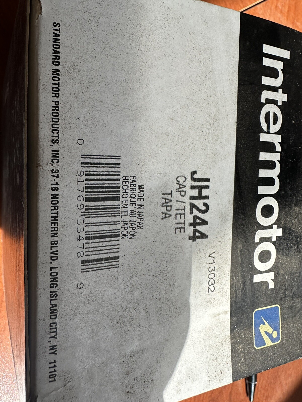 Intermotor Genuine Import Parts Standard SMP JH244