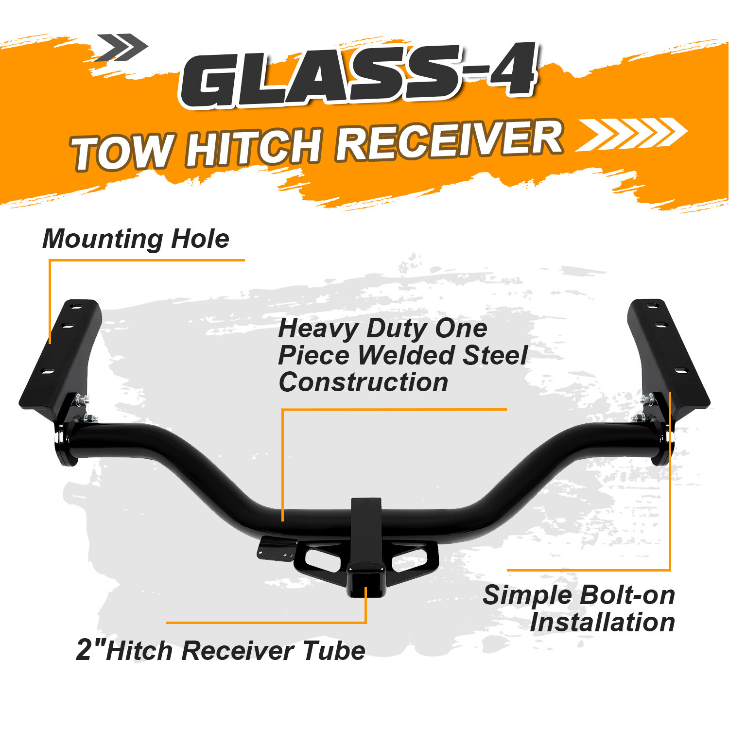 Class 4 Trailer Hitch 2" Receiver For Infiniti QX60 2014-20 & Infiniti JX35 2013