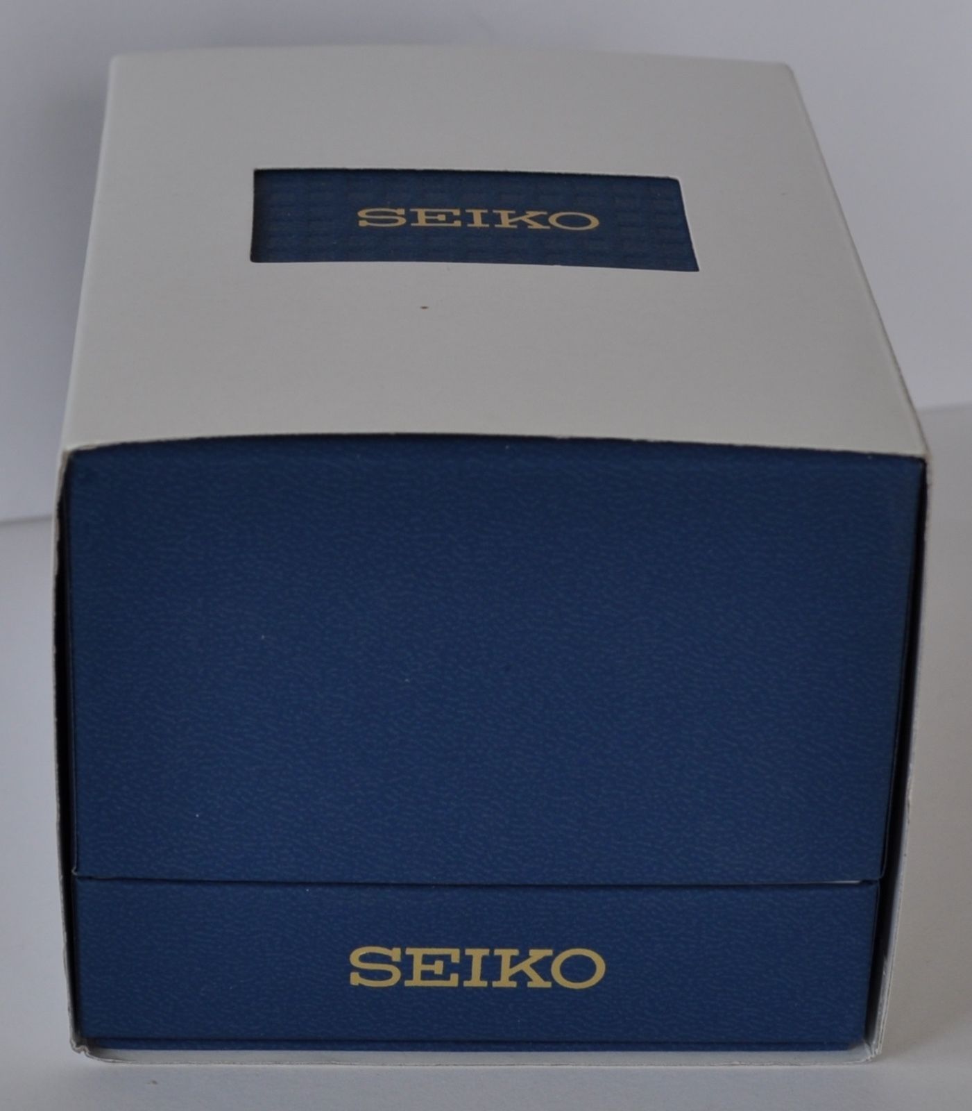 New 5 SEIKO Empty Watch Box Blue Presentation Watch Case