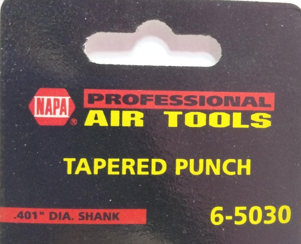 Qty of 3 - NAPA Prof. NPT 65030 Tapered Sheet Metal Punch 0.401 Shank 7" Overall