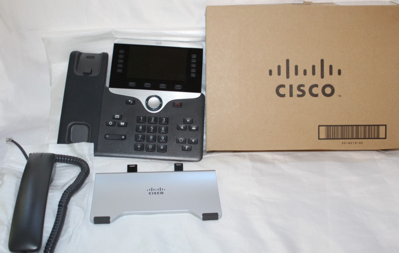Cisco 8861 VOIP IP Office Phone 5 Line Gigabit Charcoal CP-8861-K9 OPEN BOX