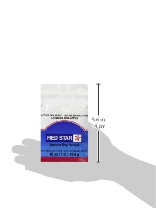 TableTop King Red Star 1 Lb. Vacuum Packed Bakers Active Dry Yeast