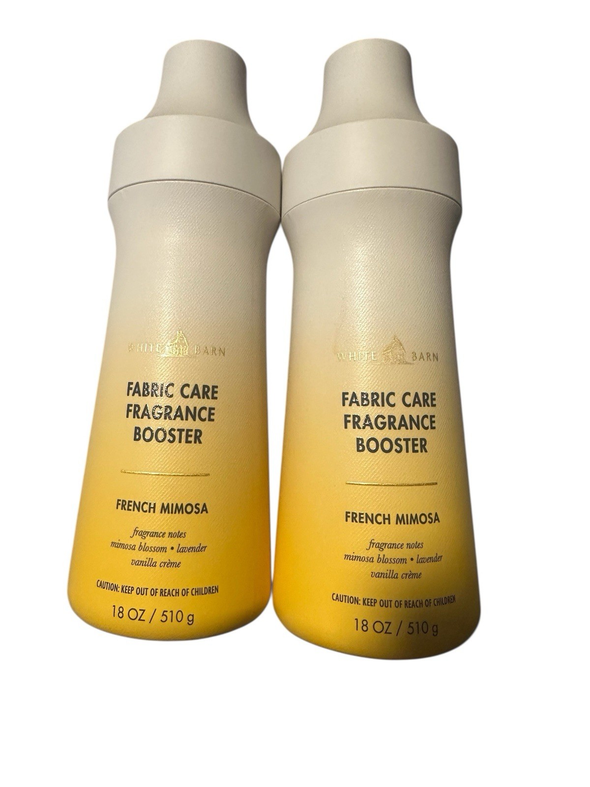 2 NEW BATH & BODY WORKS FRENCH MIMOSA FABRIC CARE FRAGRANCE BOOSTER SCENT 18 OZ