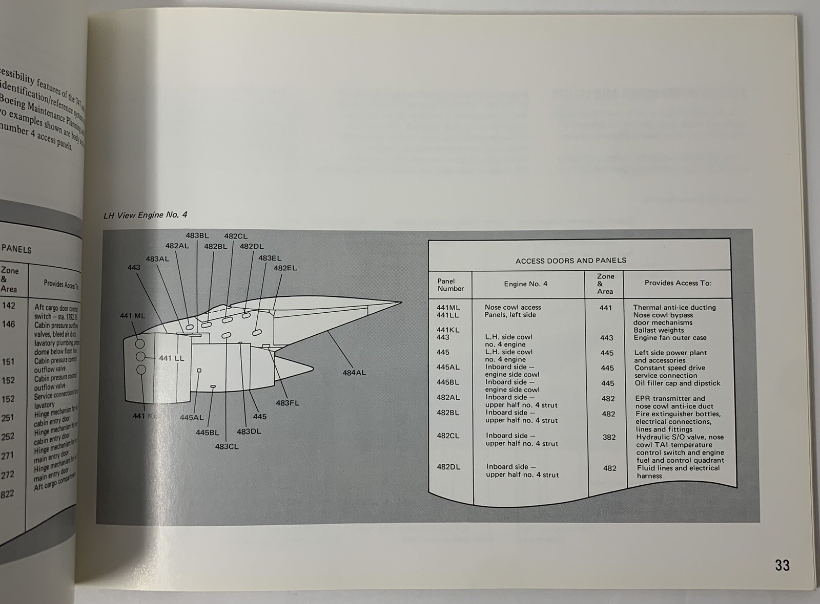 Boeing 747 Maintainability Brochure Airplane 1972 D6 - 13050-899R