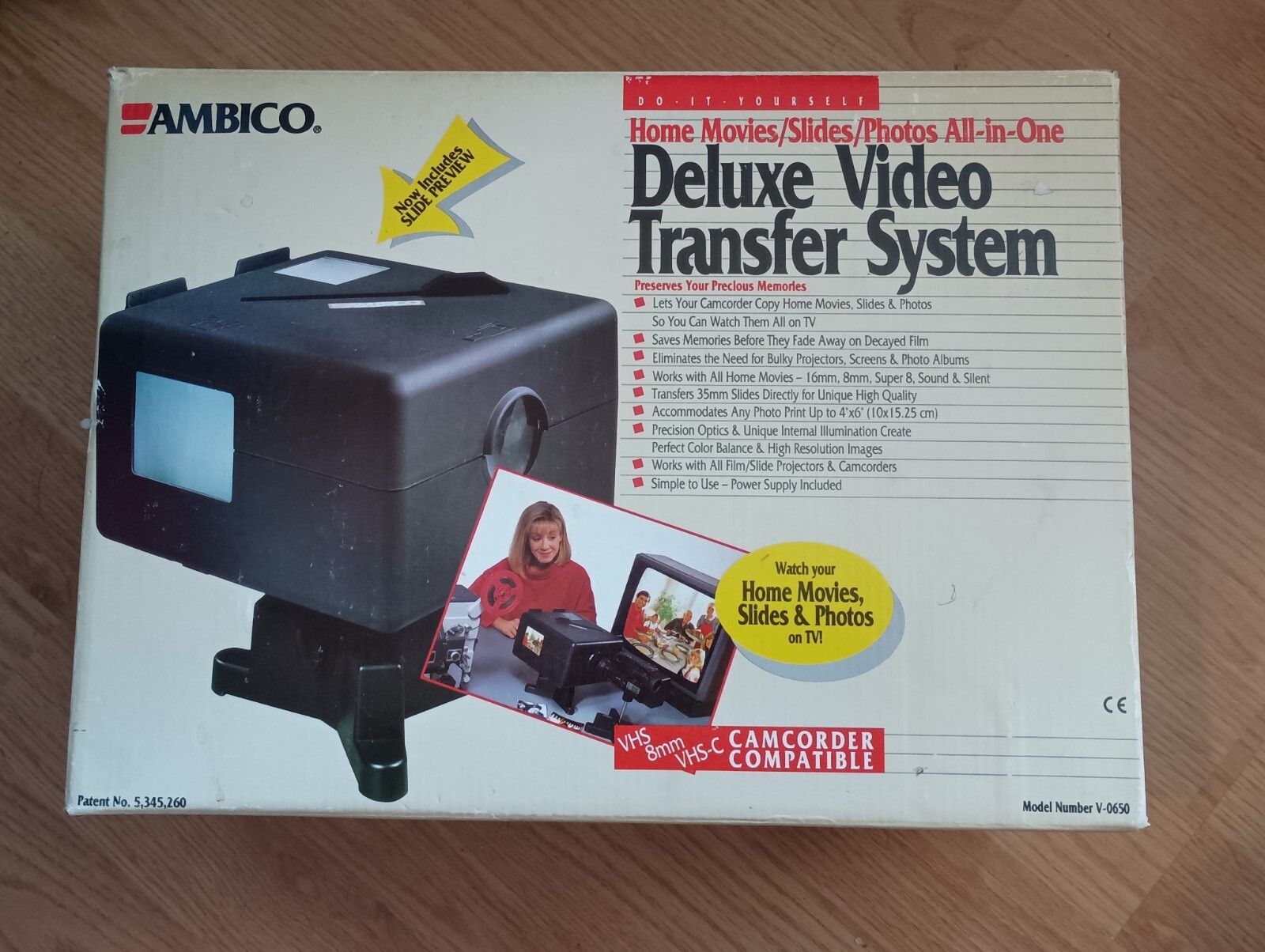 New!!! AMBICO Deluxe Video Transfer System for films to Digital READ DESCRIPTION