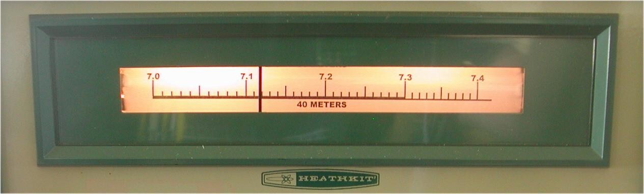 Heathkit replacement HG-10 / HG-10A Dial Scale 464-19