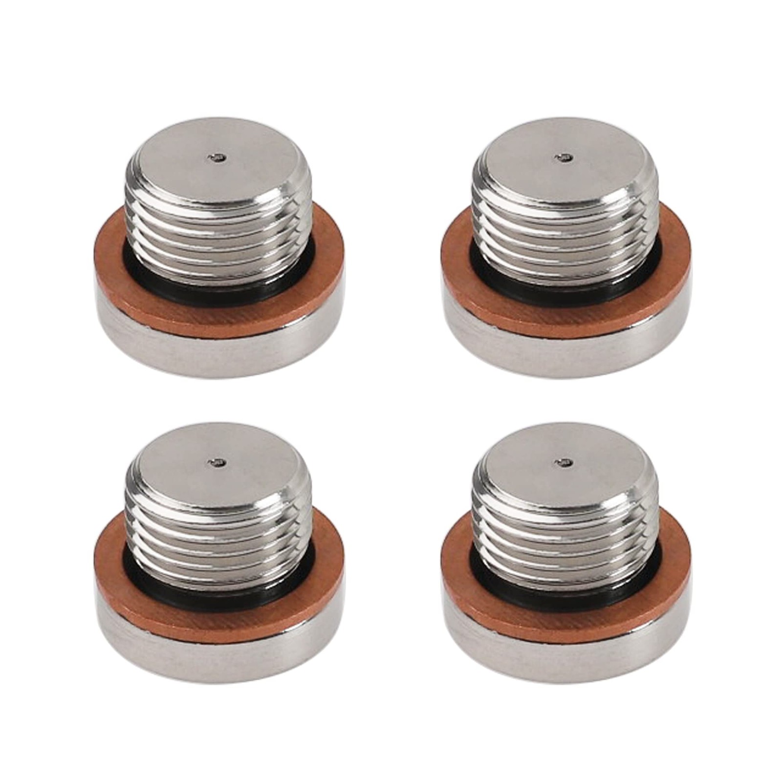 4 Pcs 304 Stainless Steel M18x1.5 Inner Hex Head O2 Oxygen Sensor Plug Bung