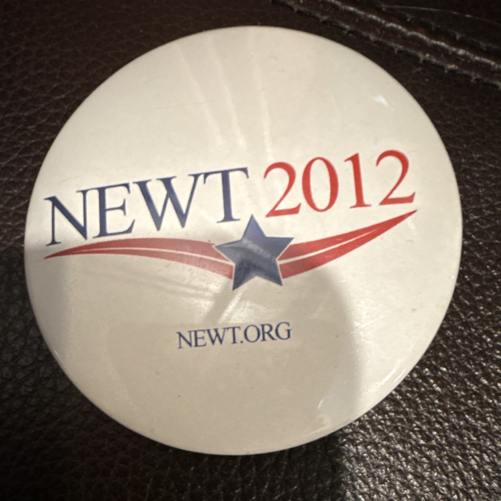 Newt 2012 Campaign Pinback Button - Campaigns, Elections & Politics