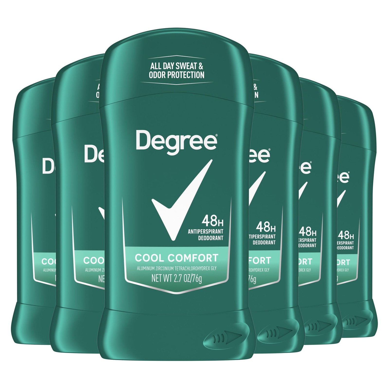 Men Dry Protection Antiperspirant, Cool Comfort, 2.7 oz., Pack of 6