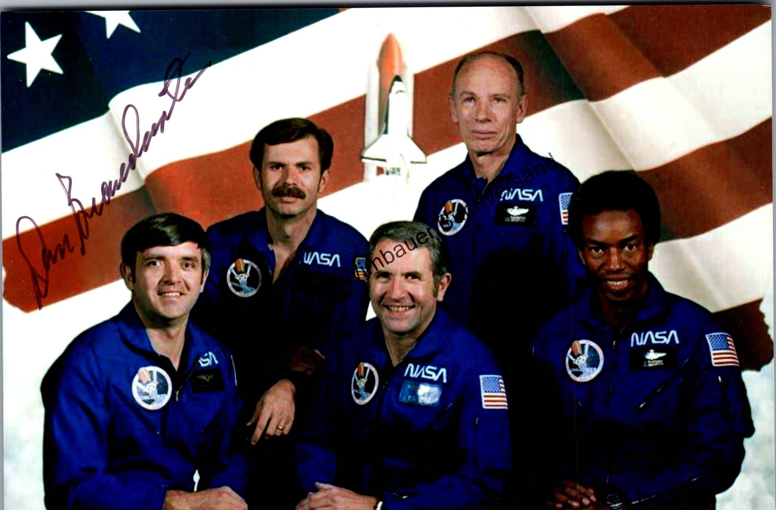 Original autograph Daniel Brandenstein NASA astronaut /// autograph autograph 358444