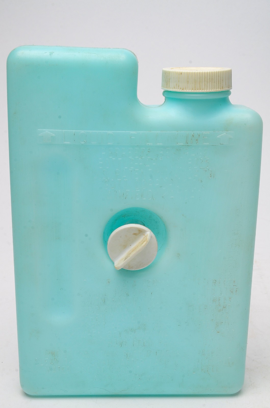 Rubbermaid Gott Screw In Lid Refreeze Bottle 8225 Cooler Blue Ice Pack Vintage
