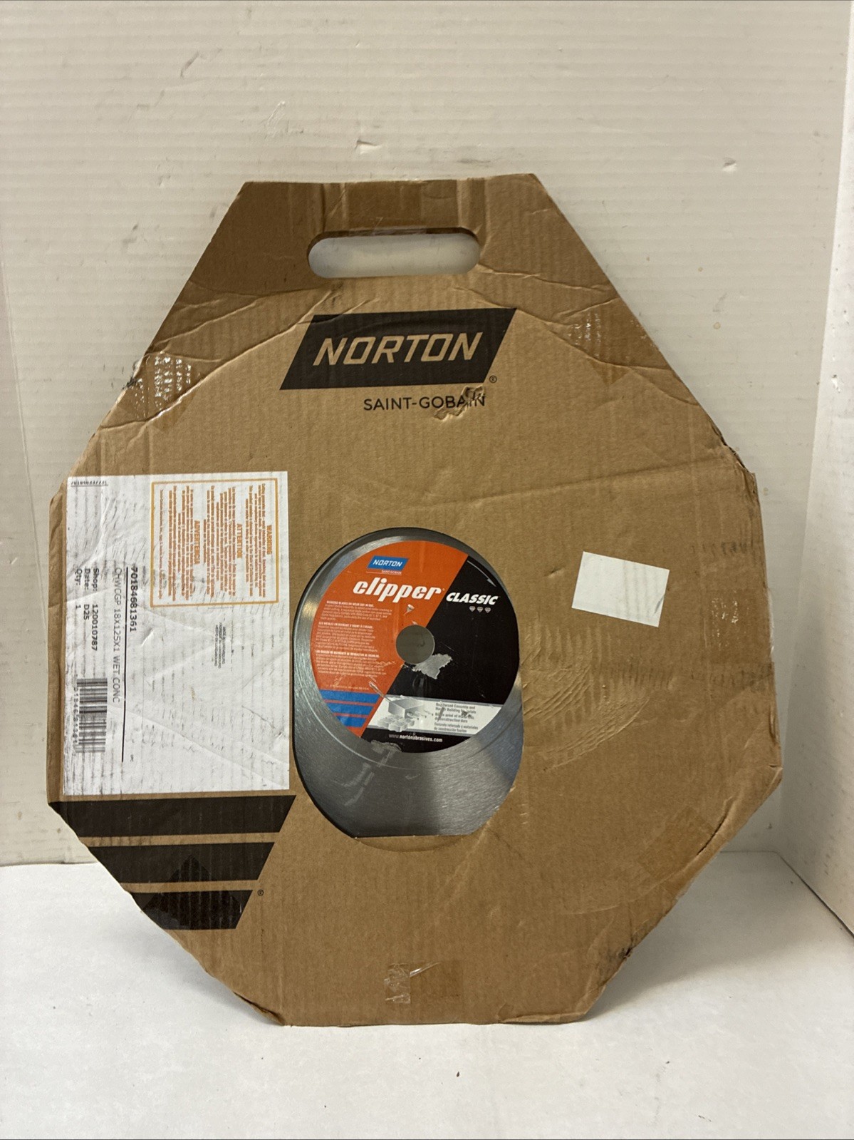 Norton Clipper Classic 18x125x1 Wet