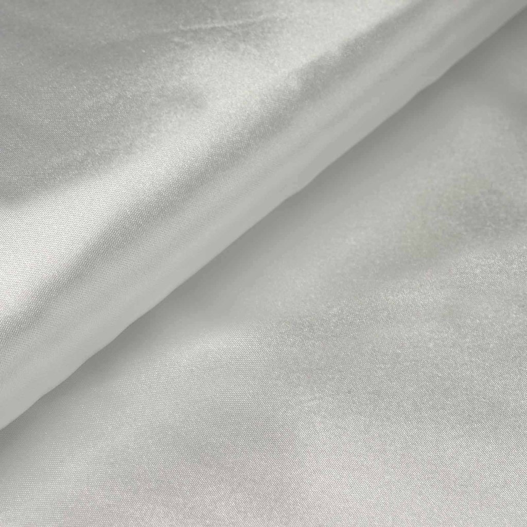 White SATIN FABRIC 54" x 10 yards Bolt Crafts Sewing Put-up Wedding Party SALE