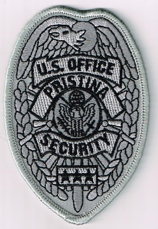 U.S. Embassy Security - Pristina, Kosovo patch - Kosovo's capital city