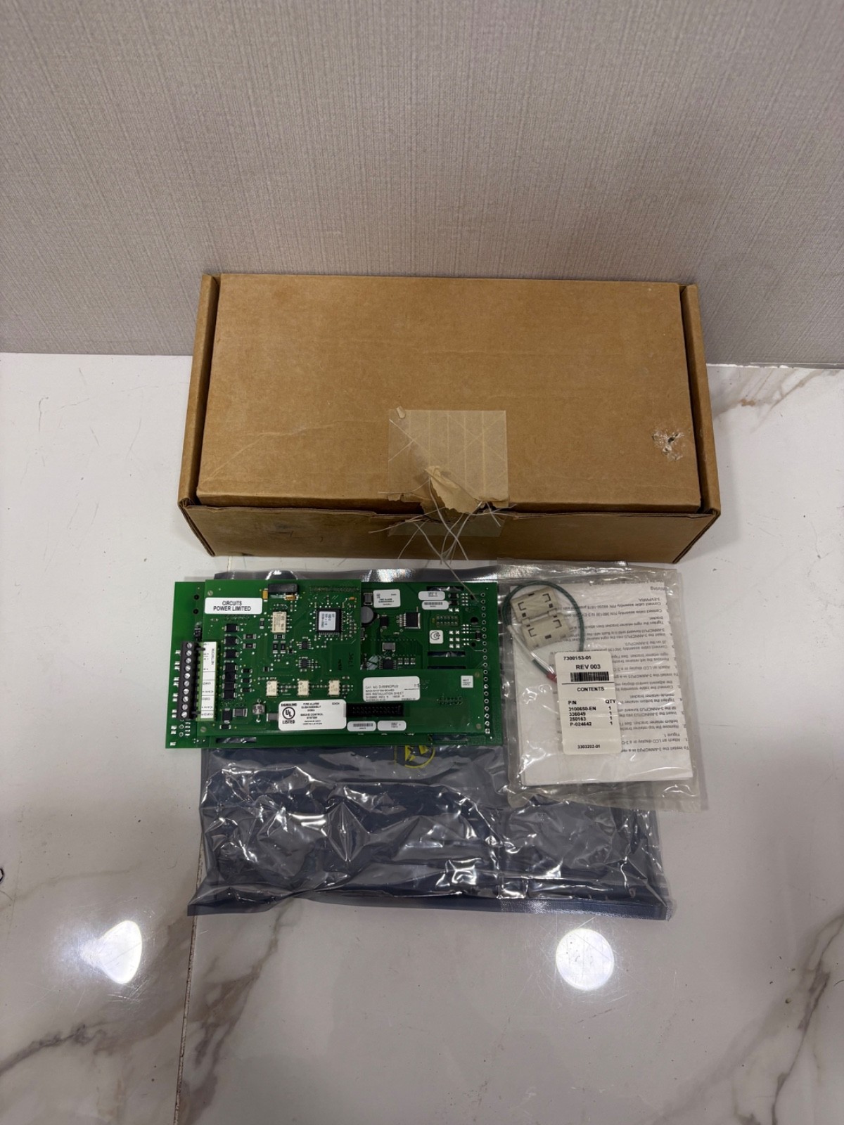 EDWARDS EST 3-ANNCPU3 CENTRAL PROCESSOR UNIT 3100650 REV 5
