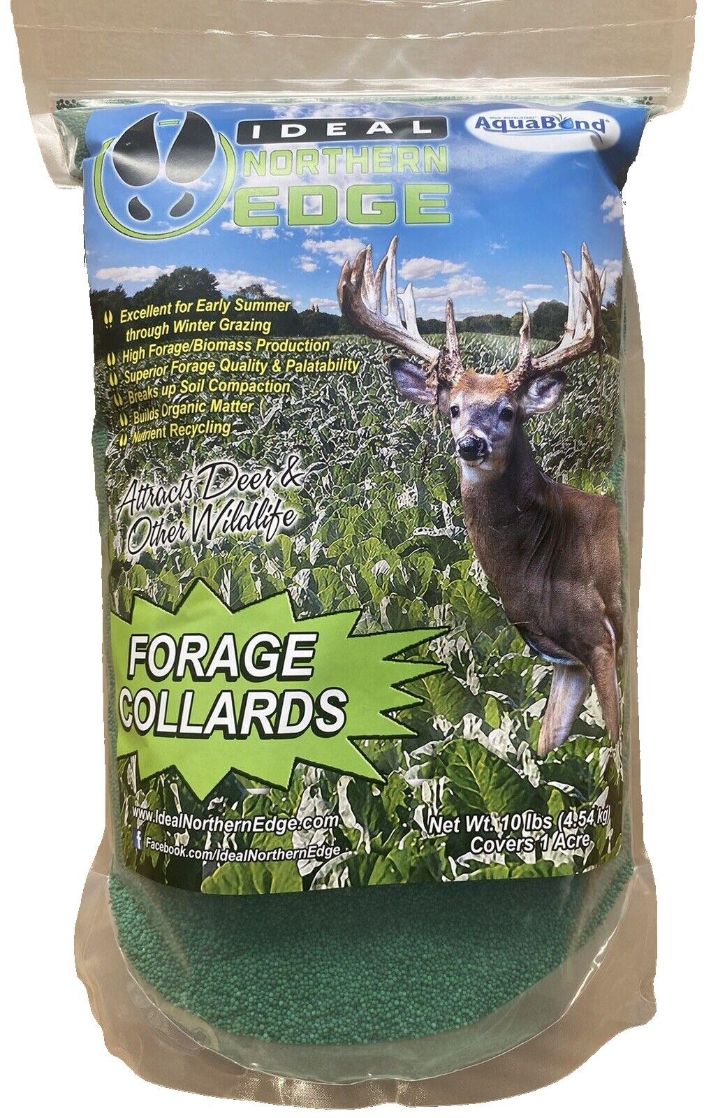 Ideal Northern Edge Forage Collards Food Plot Seed 10lbs 93923