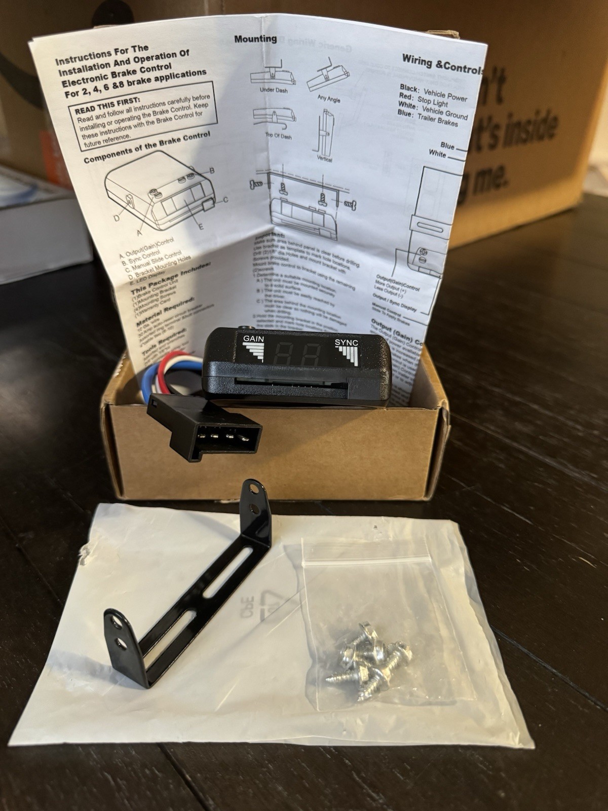 NEW Electronic Trailer Brake Controller 8507111 - Safe Compact for Brakeman IV