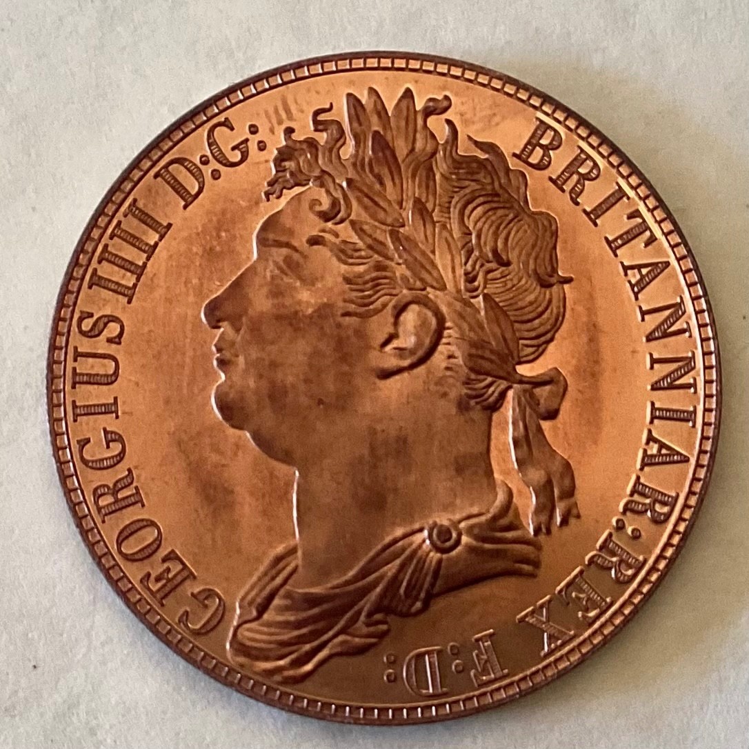 ~ IRELAND 1830  GEORGE IIII INA RETRO PATTERN CROWN - SALE PRICED - FREE S & H