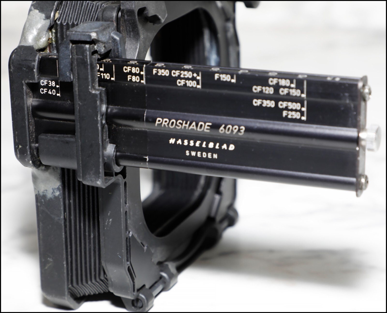 Hasselblad ProShade 6093. Functionally great condition, cosmetically fair.