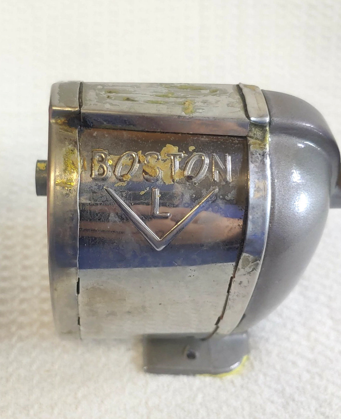 Boston Model L single size pencil sharpener hunt manufacturing company vintage