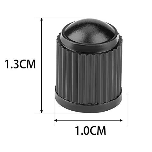 150 Packs Tire Valve Caps, Plastic Valve Stem Caps with O Rubber Ring,