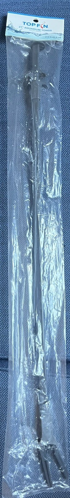 Top Fin 27” Inch Plastic Aquarium Tongs Tank Grabber Fresh Or Salt Water