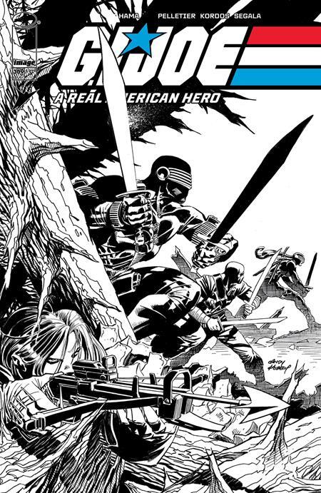 GI JOE A REAL AMERICAN HERO #309 CVR B ANDY KUBERT B&W (2024)