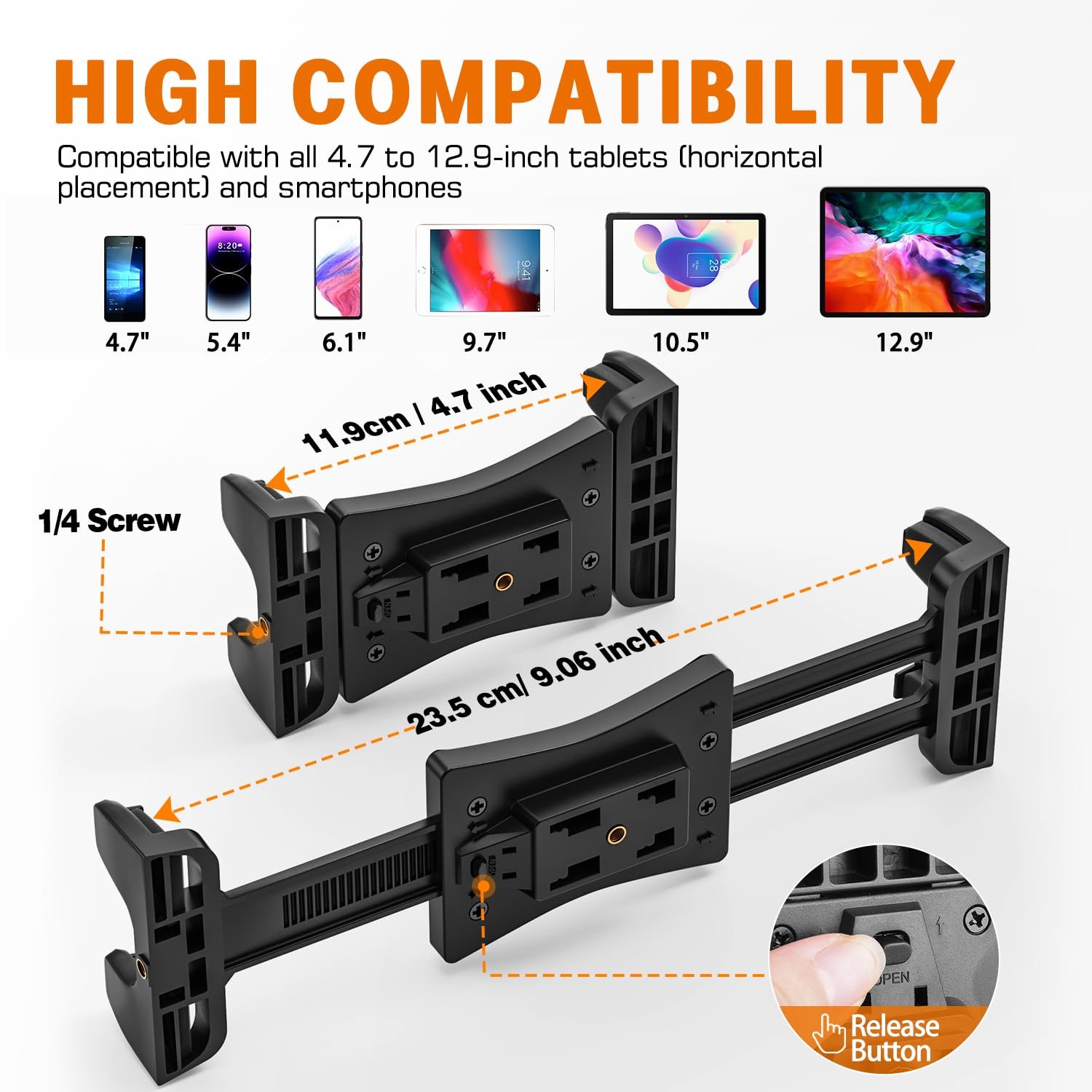 Holder for Microphone Stand, iPad Mount for Music Stand