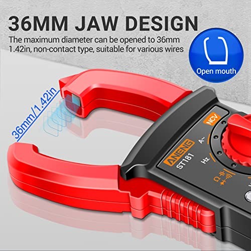 Digital Clamp Meter Multimeter Tester 4000 Counts with 4000 Counts AC Current