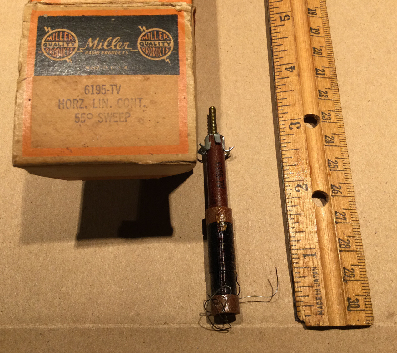 Miller 6195-TV Horizontal Linearity Cont. 55 Deg Sweep.