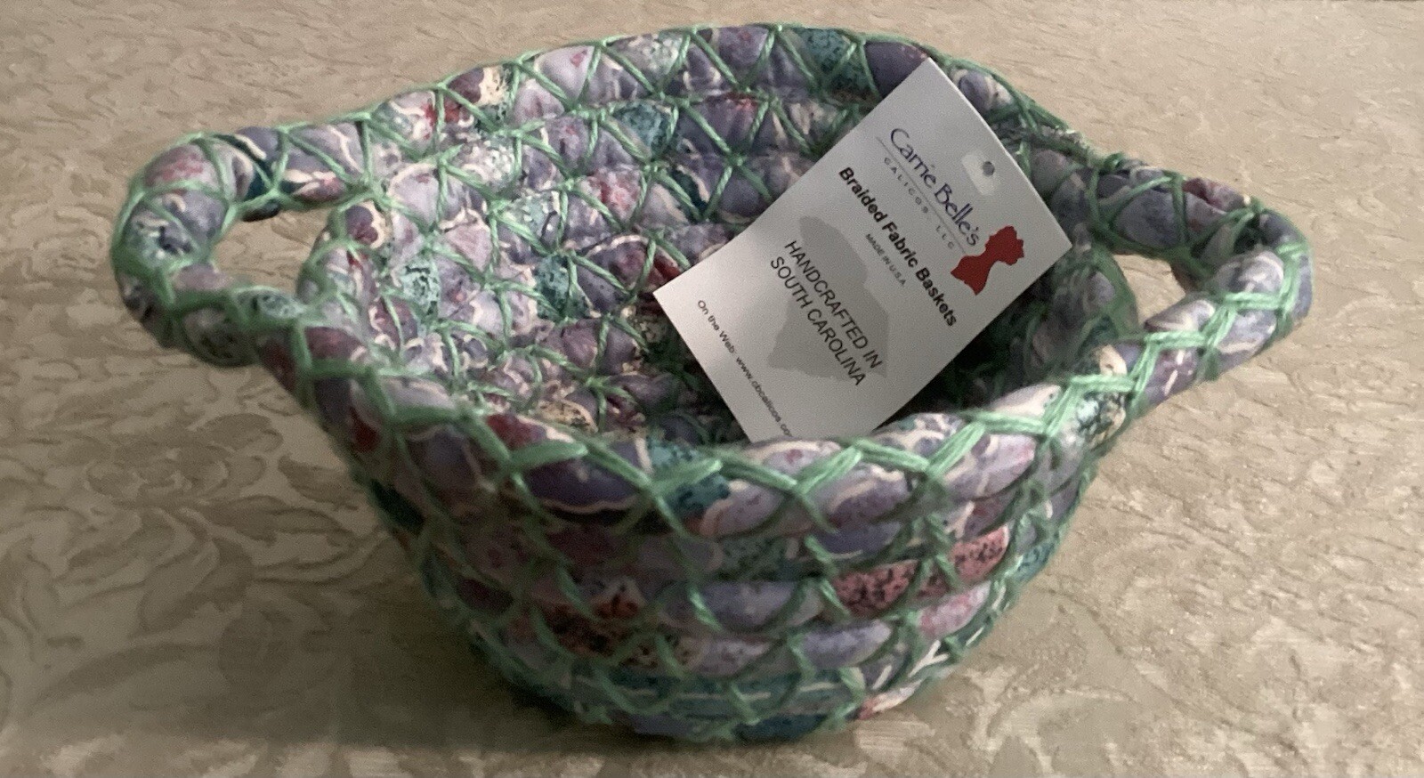 Carrie Belle’s Braided Fabric Basket