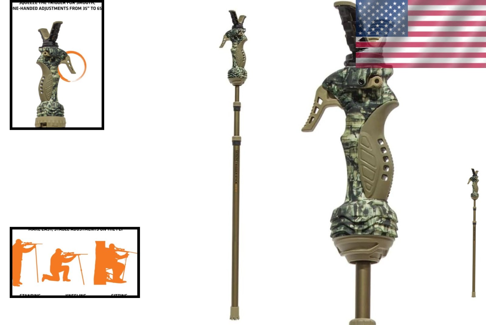 Versatile Gen3 Monopod - Ideal for Hunting & Photography