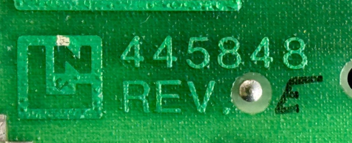 USED Leeds & Northrup 445848 REV. E Circuit Board
