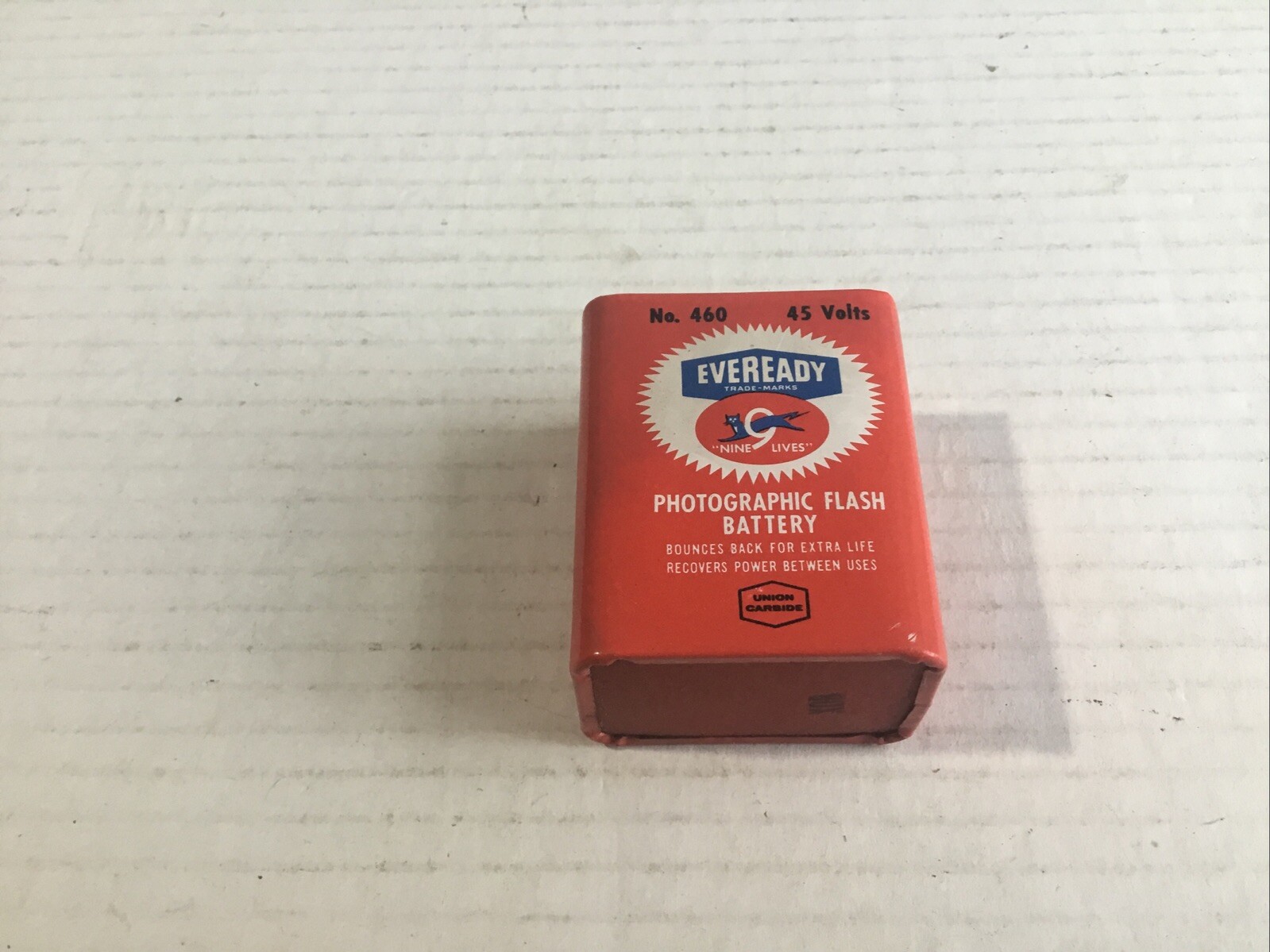 Vintage No 460  -45 Volt Photography Flash Battery.