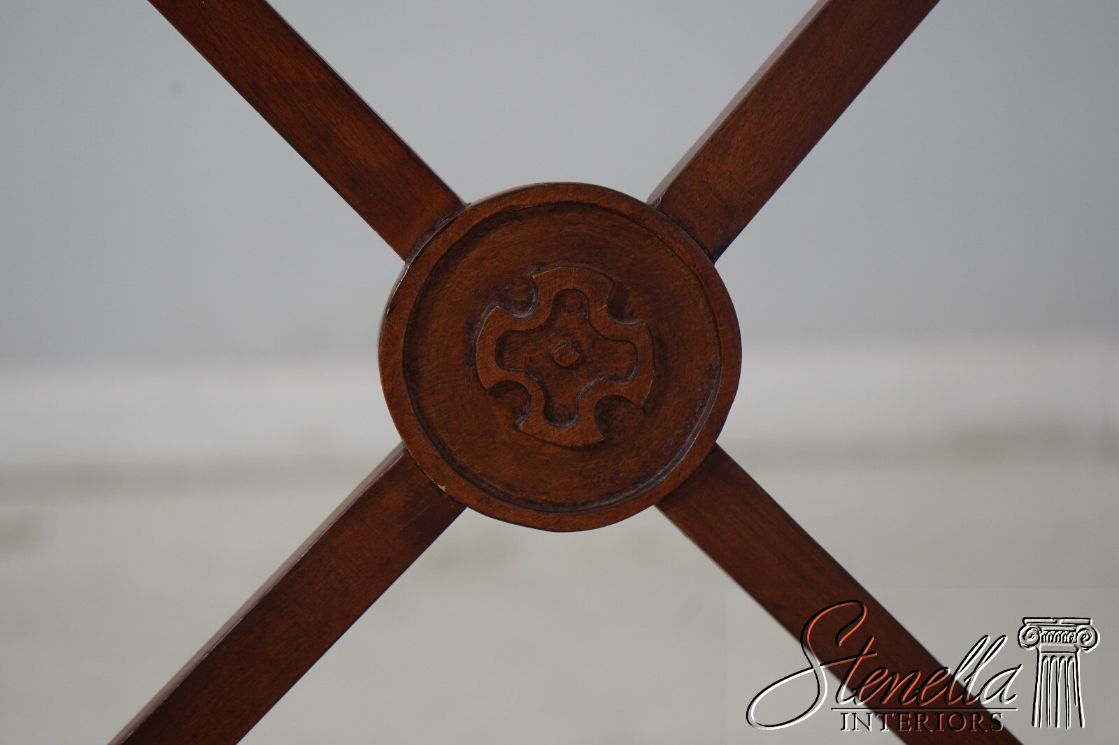 67126: Regency Style Tufted Upholstered Seat Window Bench
