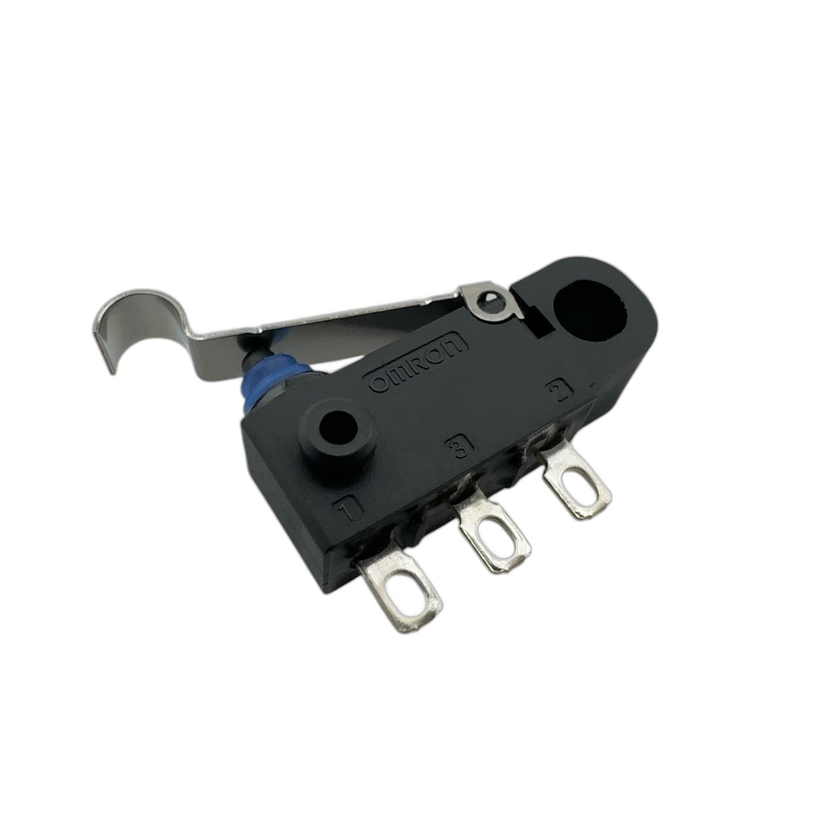 Omron D2HW-C231H Curved Lever 3-Pin Micro Switch Snap Action SPDT 0.1A/125VAC