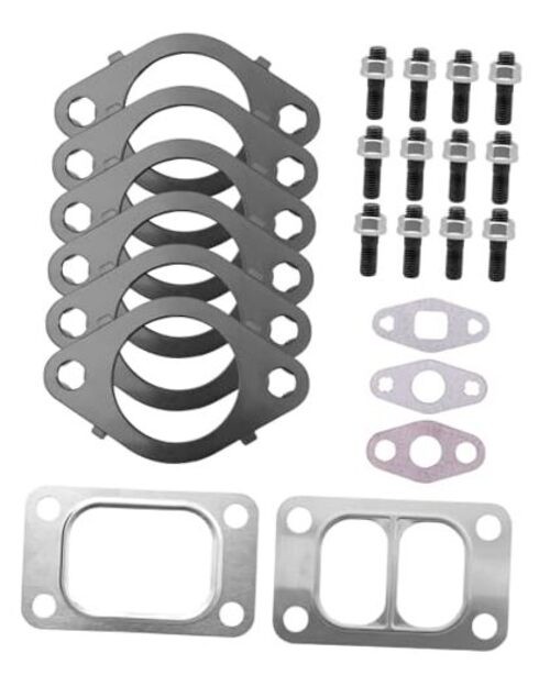 Exhaust Manifold Gaskets, Stud & Nut kit Fit for Dodge Cummins 5.9L 6.7L 24V