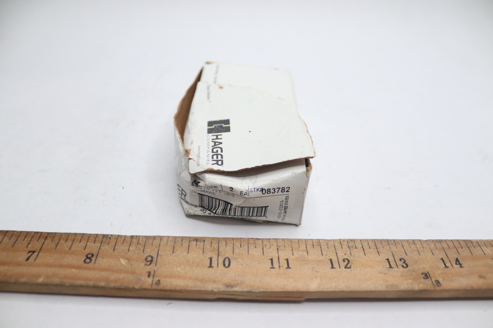 (2-Pk) Hager Door Hinges 1279 US15AMS&AWS. 3.5" x 3.5" 083782