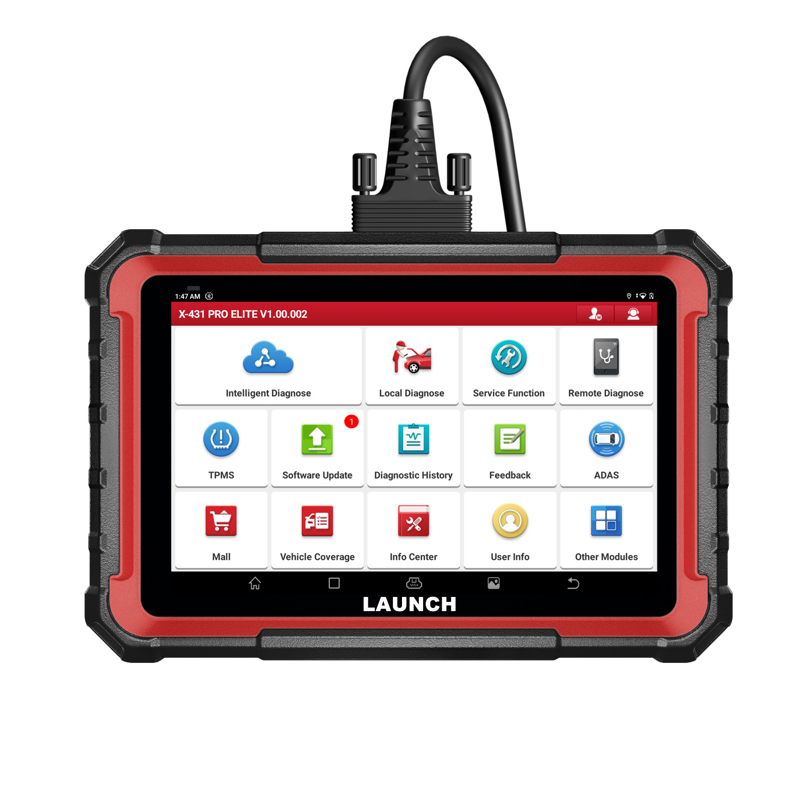 Launch X431 Pro Elite PRO5 Bidirectional OBD2 Scan Tool Key Programmer 37+ reset