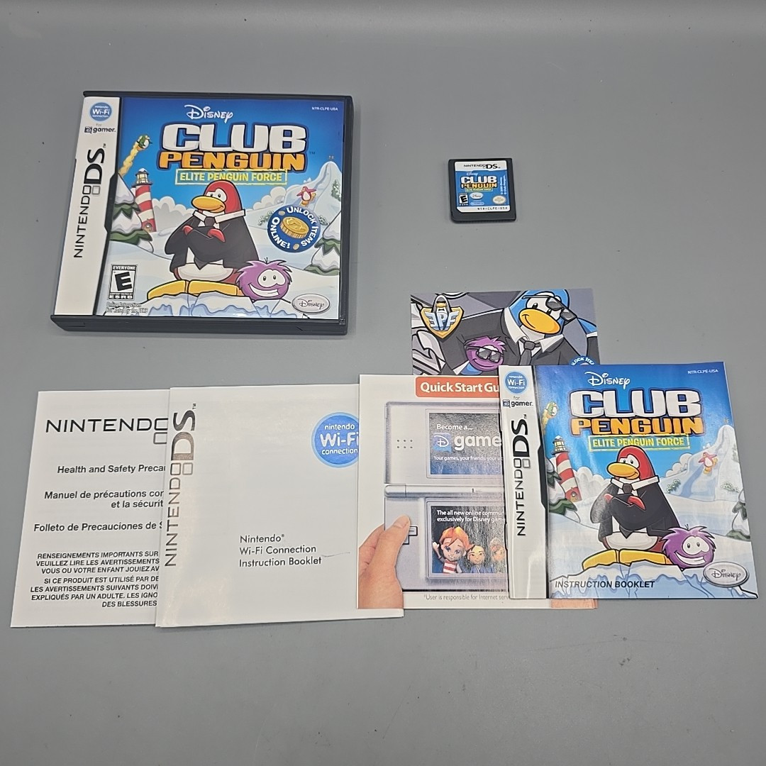 Club Penguin (Case and Manual Only) No Game Nintendo DS Disney