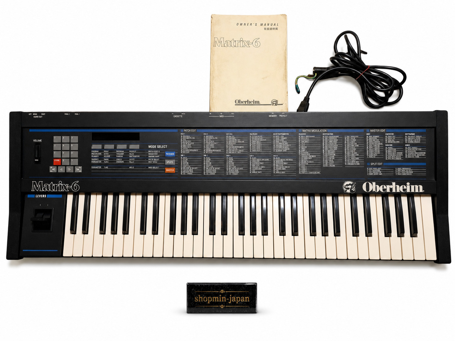 Oberheim Matrix-6 Vintage 6-Voice Analog Synthesizer Serviced Japan Manual japan